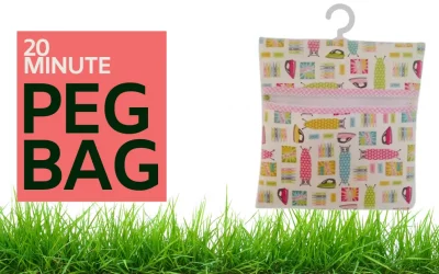 20 Minute Peg Bag Tutorial