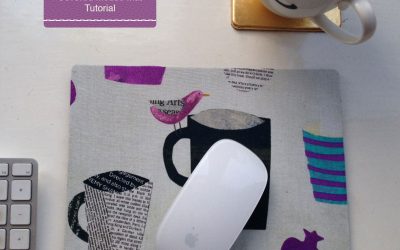 10 Minute No Sew Fabric Covered Mouse Mat Tutorial
