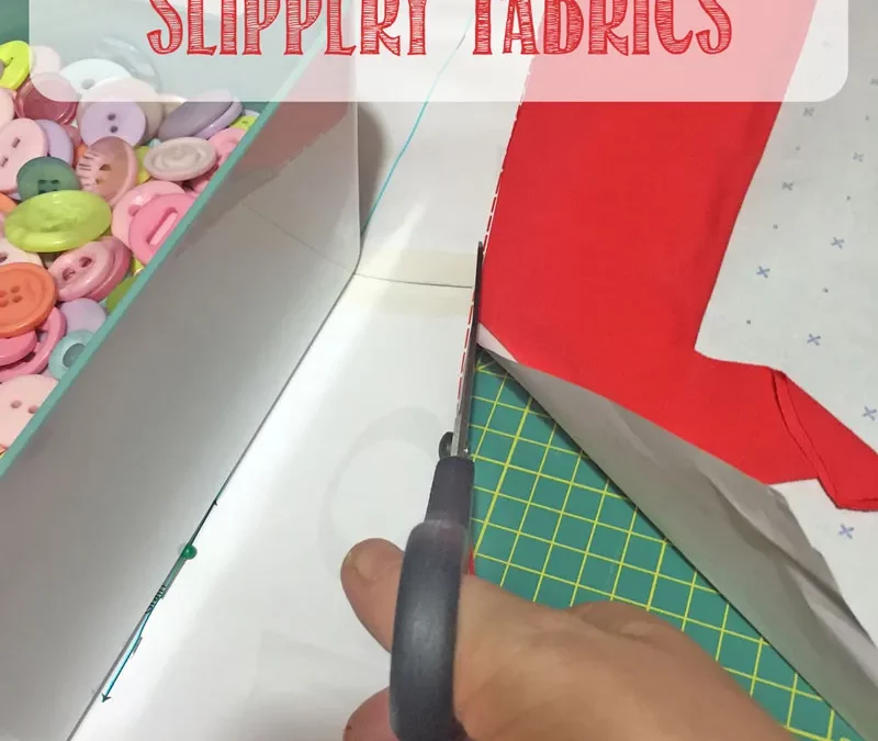 A Quick Tip For Cutting Out Slippery Fabrics