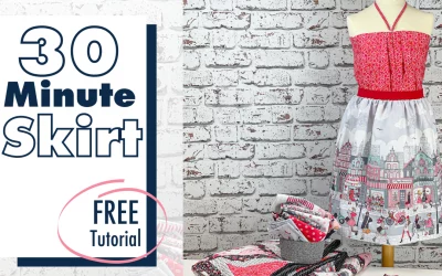 Free 30 Minute Skirt Tutorial