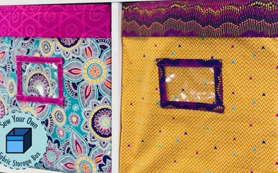 New pattern alert! 🚨 Wanna make your own custom IKEA KALLAX storage boxes?