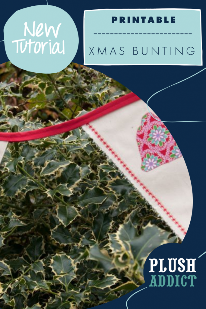 Printable Christmas Bunting Tutorial