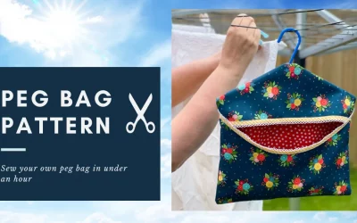 Free Peg Bag Pattern & Sewing Tutorial