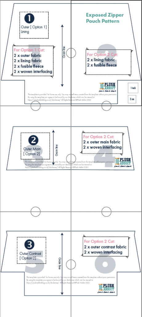 Free zipper pouch pattern Free zipper pouch pattern