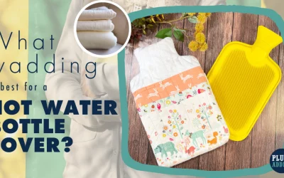 What’s the best wadding for a hot water bottle cover?