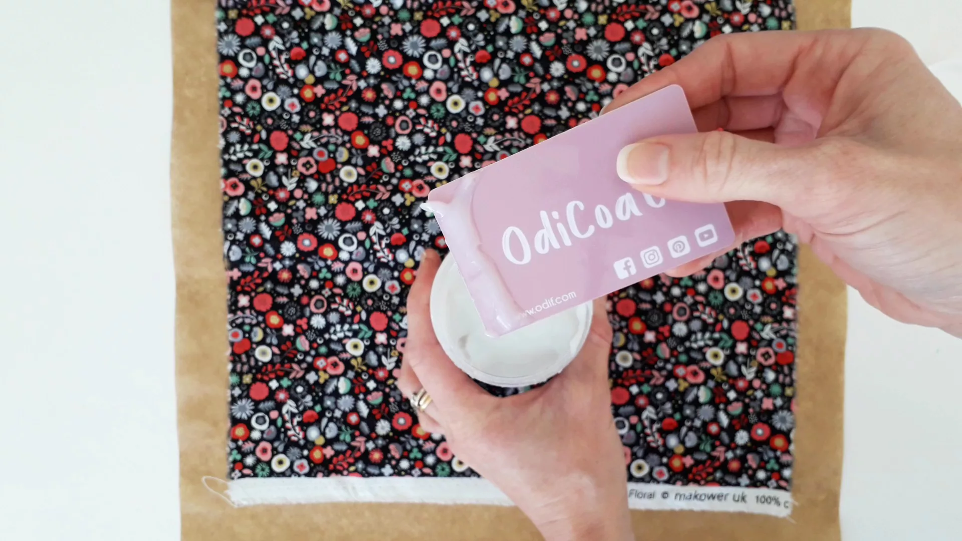 on-card